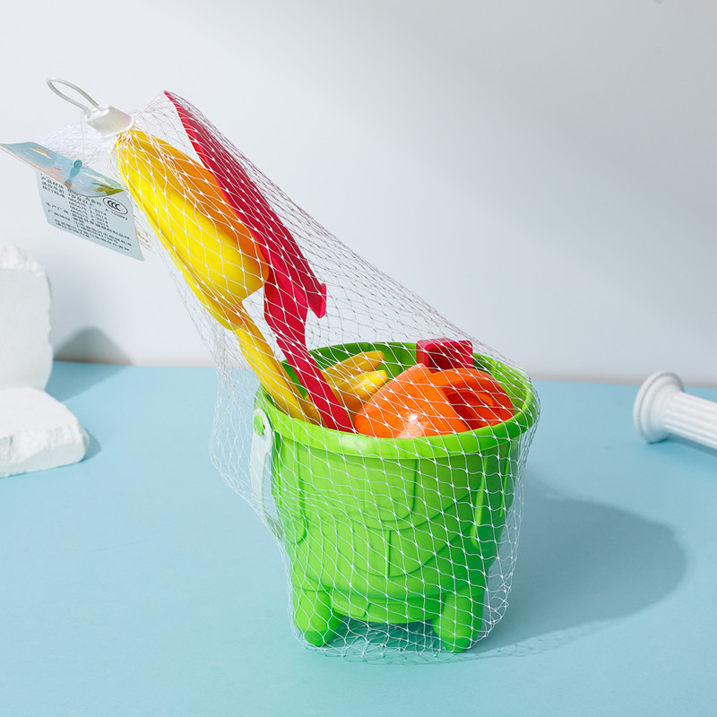 Dječji set igračaka za plažu - plastični set za igru s pijeskom i vodom, model stola za pijesak i vodu, pakiranje mrežicom, za djecu 4–6 godina