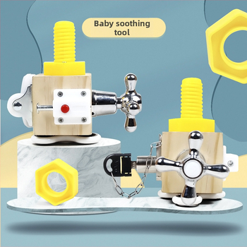 Panouri Montessori din lemn pentru jocul părinte-copil – dezvoltare vizuală, cognitivă și coordonare mână-ochi