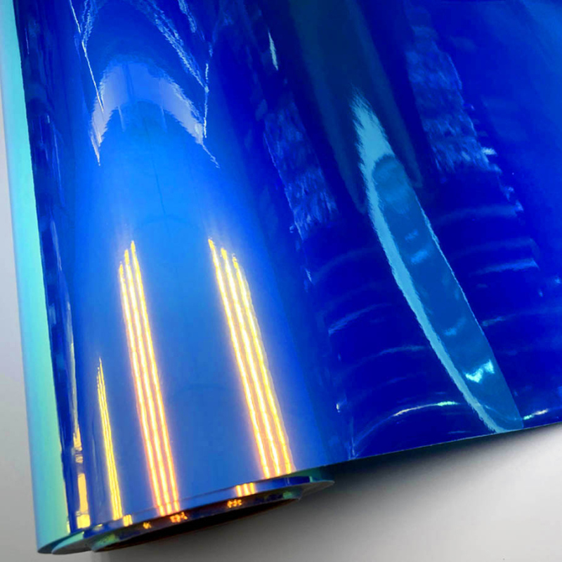 Ichiyu autó színváltó fólia – szivárvány minta, PVC anyag, ragasztóval történő telepítés, testreszabott feldolgozás, a jármű teljes külső felületére