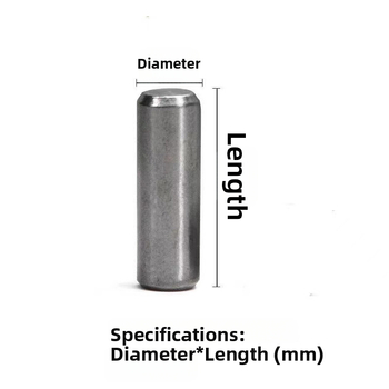 Pin cilindric de poziționare, Xiongsen, GB/T119, Grad 8.8, Suprafață lustruită