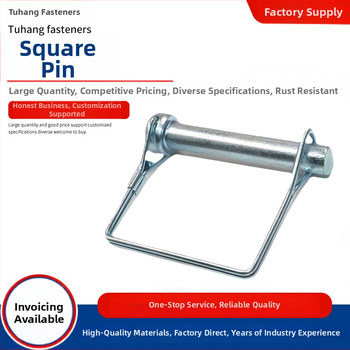 Road Trip D-tvarovaný pružinový zámok s tlačným uzáverom a skrutkami s krížovou hlavou – kruhová a štvorhranná hlava, lesklá galvanizácia