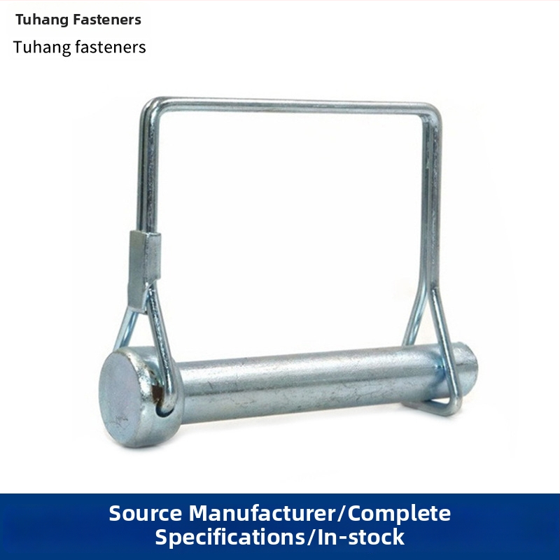 Road Trip D-tvarovaný pružinový zámok s tlačným uzáverom a skrutkami s krížovou hlavou – kruhová a štvorhranná hlava, lesklá galvanizácia