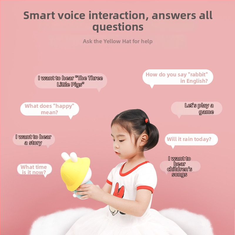 Rana obrazovno-pričovna mašina za bebe s WiFi-jem, prepoznavanje glasa, MP3 reprodukcija, 8GB memorije, emocionalna interakcija, za uzrast 0–3 godine