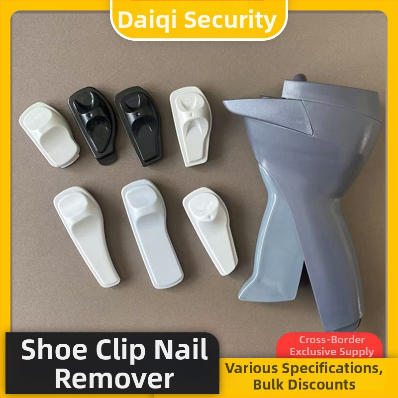 Ručný odblokovač proti krádeži spony na topánky, model TR020, ABS plast, vhodný pre generácie 1–4 topánok