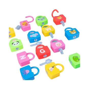 Jucărie Montessori cu deblocare: puzzle din plastic pentru educație timpurie, exerciții de ortografie a cuvintelor și numere, pentru copii 4–6 ani