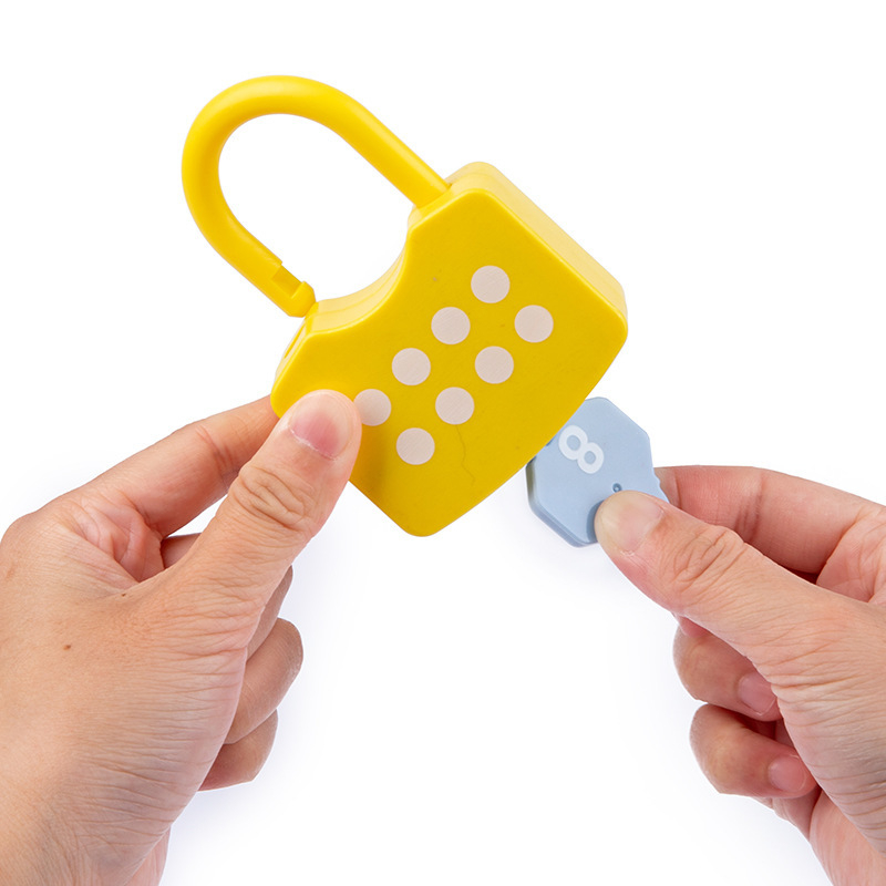 Jucărie Montessori cu deblocare: puzzle din plastic pentru educație timpurie, exerciții de ortografie a cuvintelor și numere, pentru copii 4–6 ani