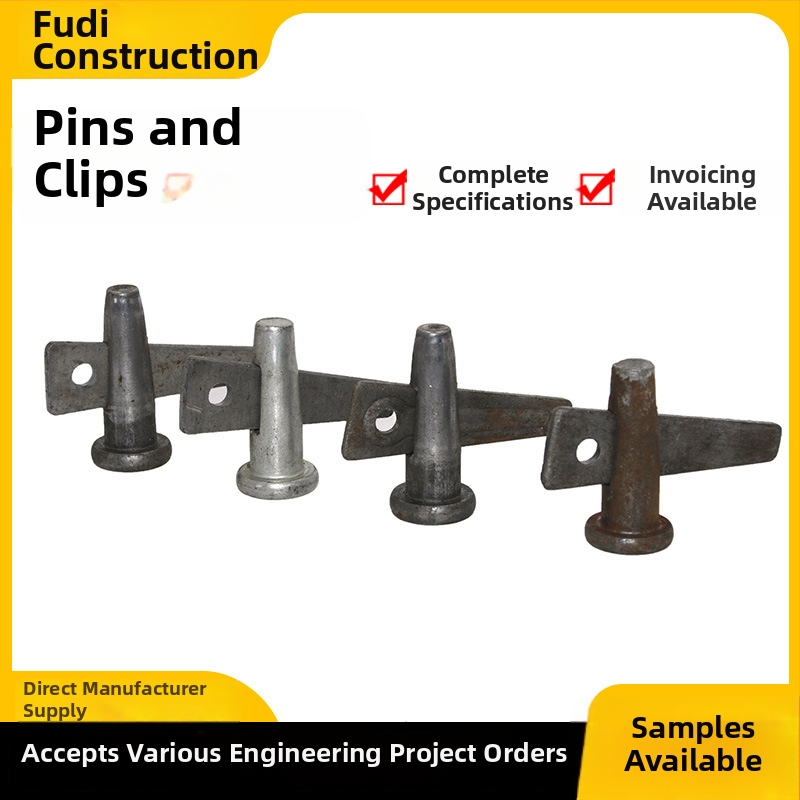 Stavebné poistky a kolíky — duté galvanizované polohovacie kolíky, hliníkové príslušenstvo pre debnenie, trojuholníkové samouzamykacie kolíky, tvrdené