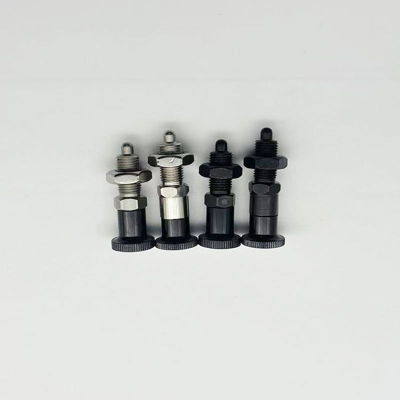 Knob Plunger VCN220 – ανοξείδωτος χάλυβας / χάλυβας άνθρακας, πείρος τοποθέτησης με λεπτή νηματική, M10/M20