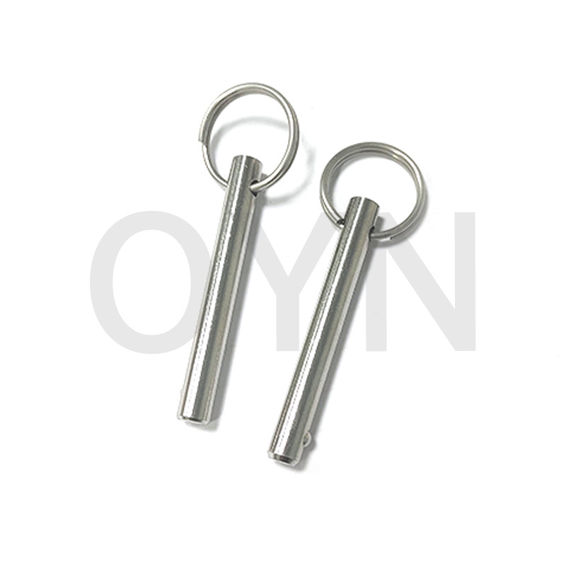 Πιν γρήγορης απελευθέρωσης με σφαίρα κεφαλής και δακτυλίδι έλξης – μάρκα OYN, προδιαγραφή OYN-07, επεξεργασία επιφάνειας: καθαρισμός