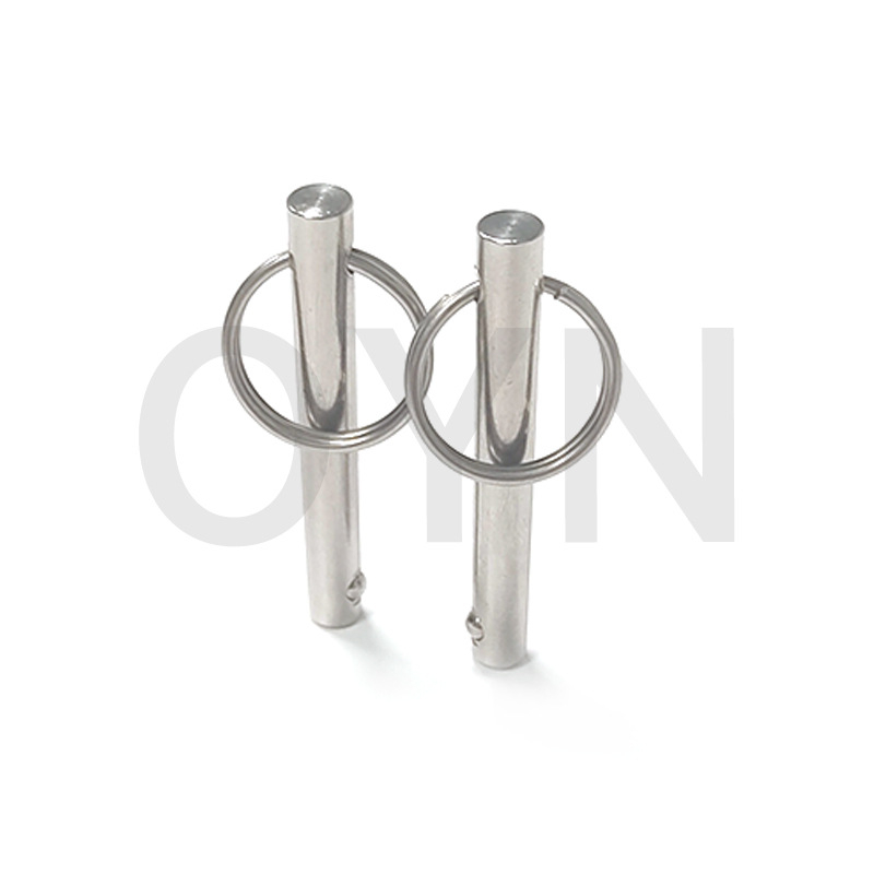 Πιν γρήγορης απελευθέρωσης με σφαίρα κεφαλής και δακτυλίδι έλξης – μάρκα OYN, προδιαγραφή OYN-07, επεξεργασία επιφάνειας: καθαρισμός