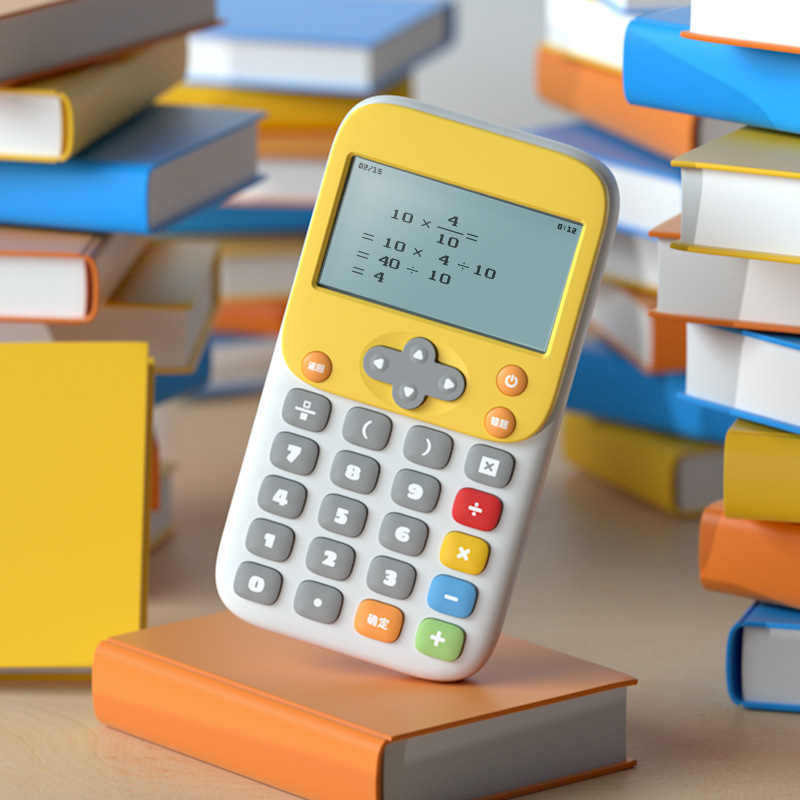 Kewuku K45-0001 – dispozitiv educațional electronic pentru copii, ABS plastic, alimentare cu baterii, calculator matematic, pentru 7–14 ani