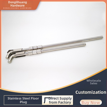 Nagy teherbírású padlózár rozsdamentes acélból L14350 – fényes felület, modern minimalista stílus, Scenery