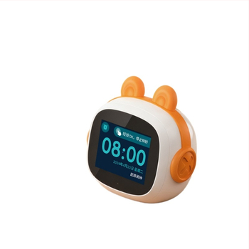 Huohuo Rabbit AI okos ébresztő robot gyerekeknek – angol nyelvtanulás, Bluetooth, felvétel, USB töltés
