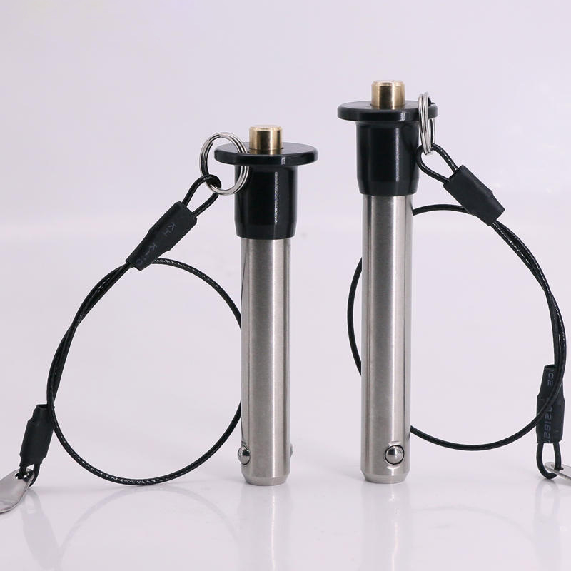 Σφήνα γρήγορης απελευθέρωσης με κεφαλή σφαίρας από ανοξείδωτο ατσάλι, τύπος κουμπιού ασφαλείας, εντοπιστικός πείρος (MS17984 Εθνικό Πρότυπο)