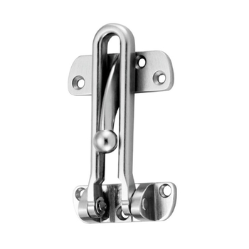 Ajtózár kampó anti-lopás funkcióval, fa ajtókhoz, cink ötvözet, galvanizált felület, modell afe019, modern egyszerű stílus