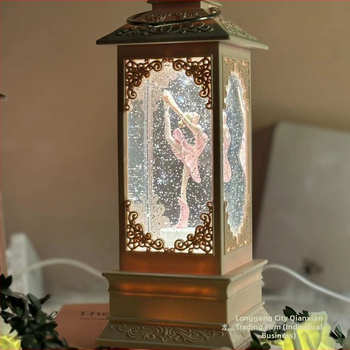 Kutija za glazbu karusel s princezom i okretanjem baletnih figurica — brend Light String, materijal smola, stil moderni jednostavan, ručni rad: drugo, bez prilagođavanja