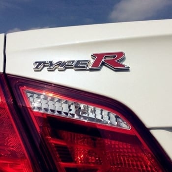 Metalni emblem Civic desete generacije, Type R stil, za prednji i stražnji dio automobila
