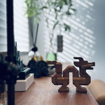 Fa Luban-zár puzzle – Kongming záras játék zodiákus sárkánnyal, 7–14 éveseknek, Have Fun márka