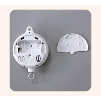 Forgó zenélő doboz babáknak Montessori tartóval, fémből; ideális születésnapi ajándék osztálytárs számára karácsonyra