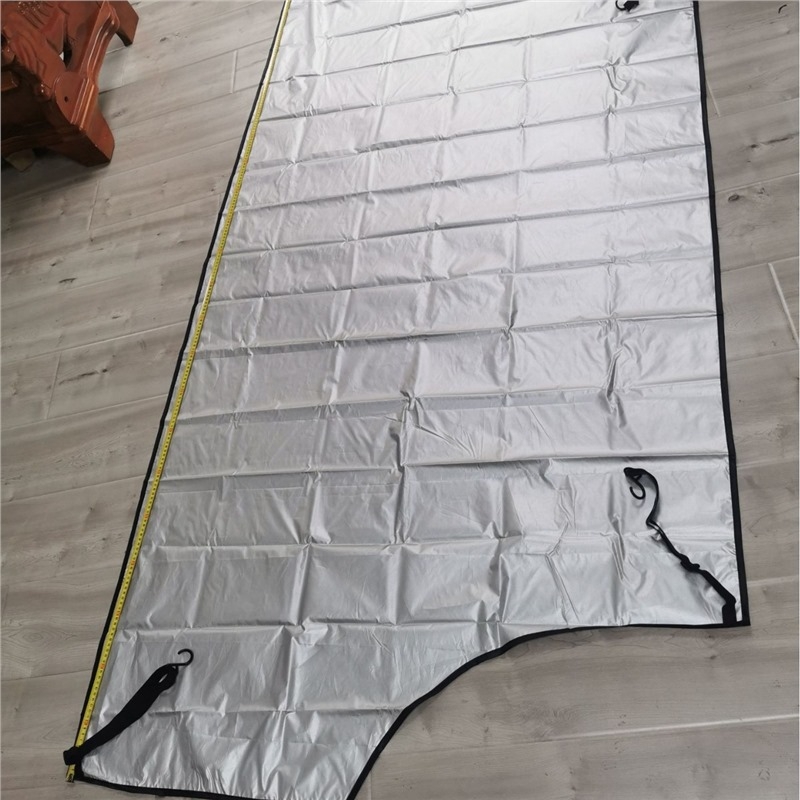 Tiandong zaštitno pokrivalo za vjetrobransko staklo automobila, aluminijska folija, montaža s usisnim čašicama, univerzalna kompatibilnost