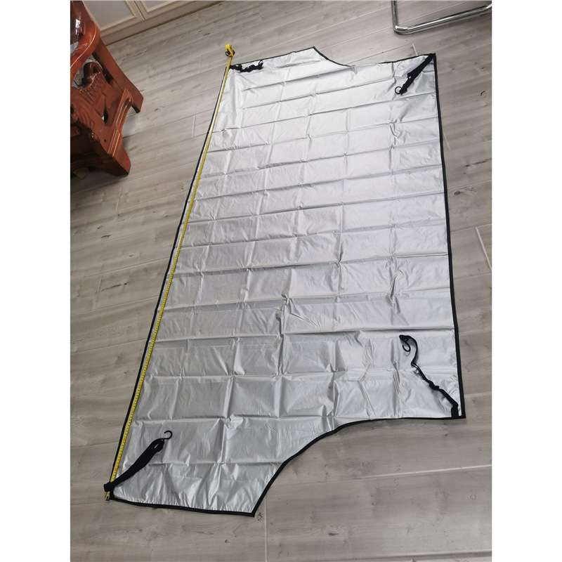 Tiandong zaštitno pokrivalo za vjetrobransko staklo automobila, aluminijska folija, montaža s usisnim čašicama, univerzalna kompatibilnost