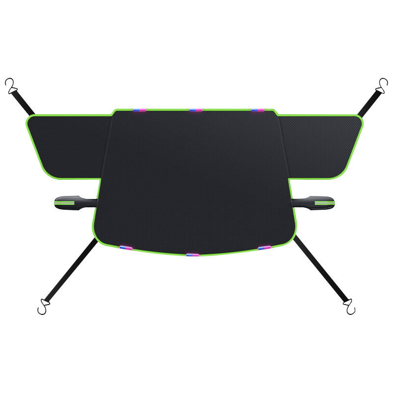 Покривка за предно стъкло на автомобил – деним, удължен стил, код WJ0085, монтаж презрамки, универсална