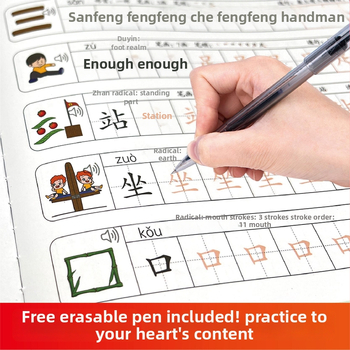 Li Fang govoreća čitačka olovka za djecu — magična knjiga za vježbanje pisanja, slikovna pismenost, čitanje prstom, plastično tijelo s Li-po baterijom, uzrast 4–6 godina