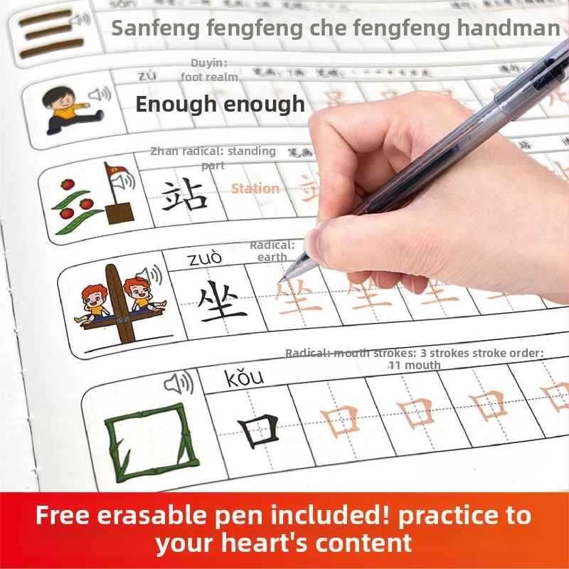 Li Fang govoreća čitačka olovka za djecu — magična knjiga za vježbanje pisanja, slikovna pismenost, čitanje prstom, plastično tijelo s Li-po baterijom, uzrast 4–6 godina