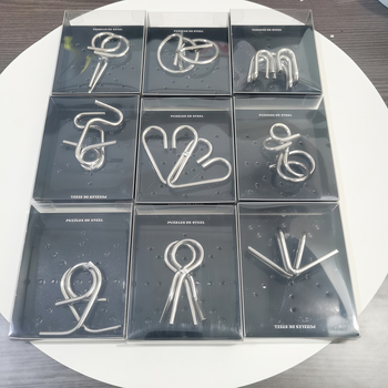 Kovový logický hlavolam na odomykanie zámkov a prsteňov — rozvoj myslenia, Lai youzhi, od 14 rokov