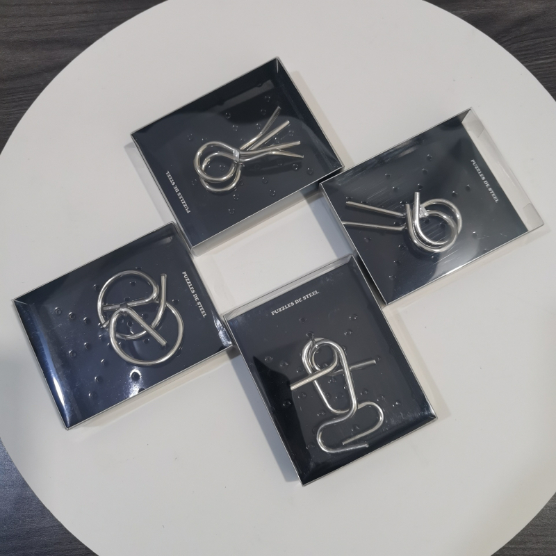 Kovový logický hlavolam na odomykanie zámkov a prsteňov — rozvoj myslenia, Lai youzhi, od 14 rokov