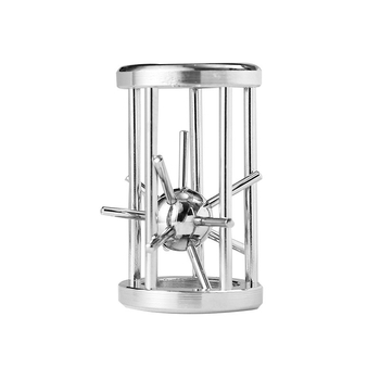 Metalna puzzle-kavez s bodljikavom kuglom, Luban lock i horseshoe lock (Od 14 godina)