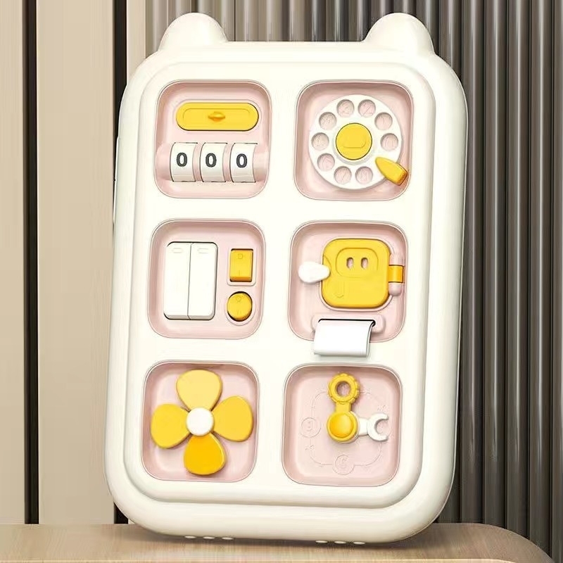 Montessori ploča za bebe – plastika, Kongming/Luban lock, DIY logotip OEM, licencirana privatna oznaka