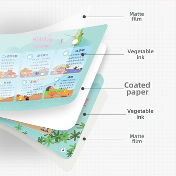 Edukativna govorna knjižica s 108 dječjih pjesmica — glazbena reprodukcija, papirnati materijal, bez memorije, za djecu 4–6 godina