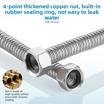 304 nehrđajući čelik, savijeni opleteni dovodni crijevo za bojler vode, eksplozijski otporan, CE potvrda