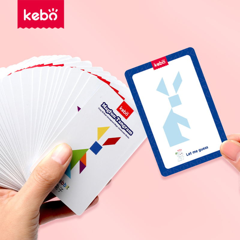 Edukativni 3D magnetski Montessori Tangram blok-set za rano učenje, igra roditelj-dijete, ABS materijal