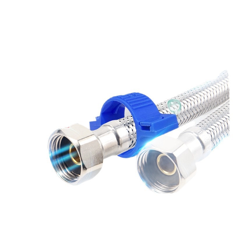 304 rozsdamentes acél fonott tömlő vízmelegítő bemeneti csőhöz, meleg és hideg víz ellátás, CE tanúsítvány