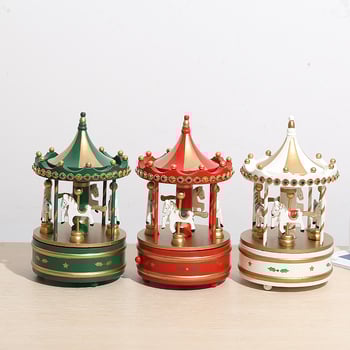 Drvena božićna ukras, crtani stil, Haopu marka