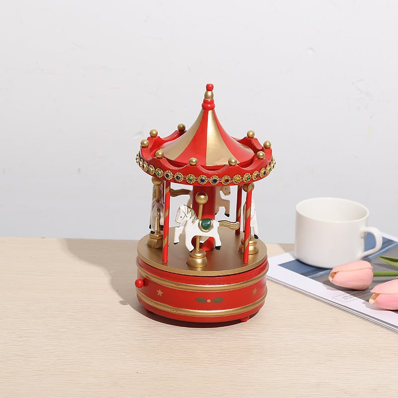 Drvena božićna ukras, crtani stil, Haopu marka