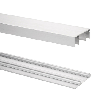 Sustav vodilica za garderobna klizna vrata — aluminijska legura, model Bf-c378-1, Bufeison, T5 anodizirana površina, moderan minimalistički stil
