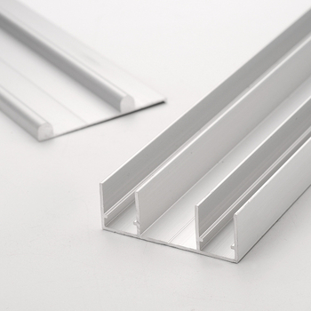Sustav vodilica za garderobna klizna vrata — aluminijska legura, model Bf-c378-1, Bufeison, T5 anodizirana površina, moderan minimalistički stil