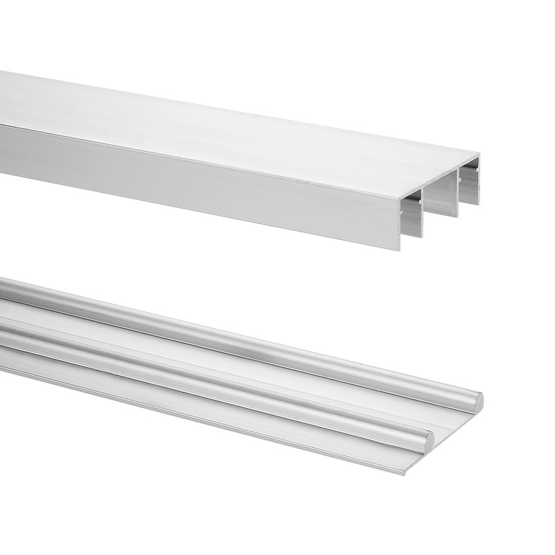 Sustav vodilica za garderobna klizna vrata — aluminijska legura, model Bf-c378-1, Bufeison, T5 anodizirana površina, moderan minimalistički stil