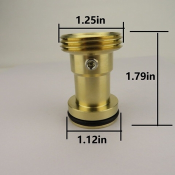 RP33794 adapter mlaznice za kadu, bakar, kompatibilan s kompletom za zamjenu kliznog mehanizma