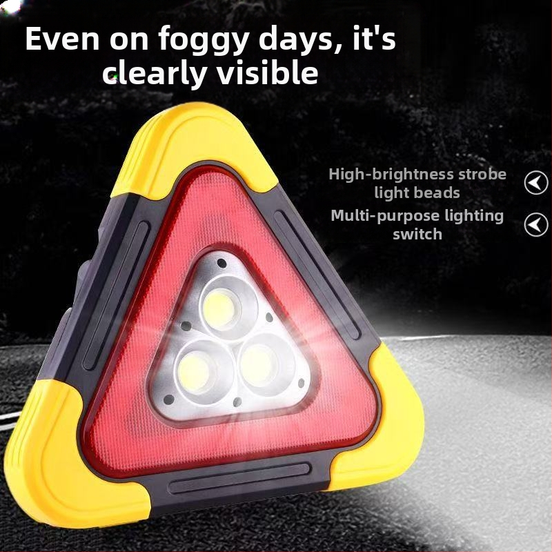 Dopravný výstražný signál z ABS materiálu, reflexný model, 5V, automobilové použitie