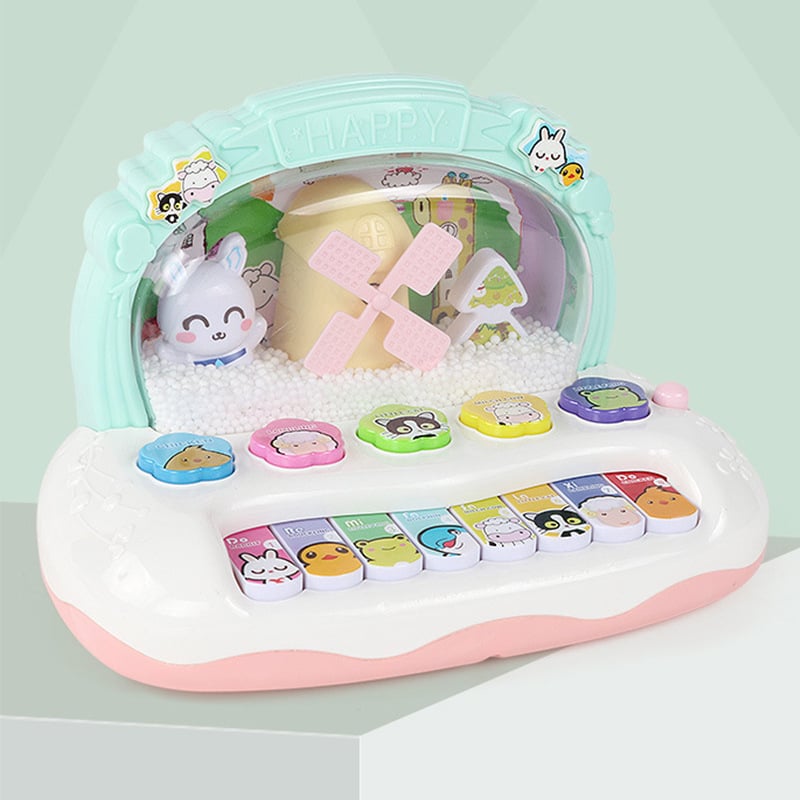 Hópehelyes oktató zenei zongora játék – elektronikus billentyűzet babáknak és totyogóknak (0–3 éves), műanyag, márka Zhi Xiaoyue