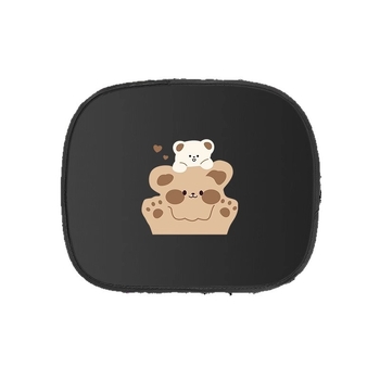 Σκιά παραθύρου αυτοκινήτου - Θερμική μόνωση, Αλουμινόφυλλο, Εγκατάσταση snap-in, Καθολική εφαρμογή, Καρτούν μοτίβο