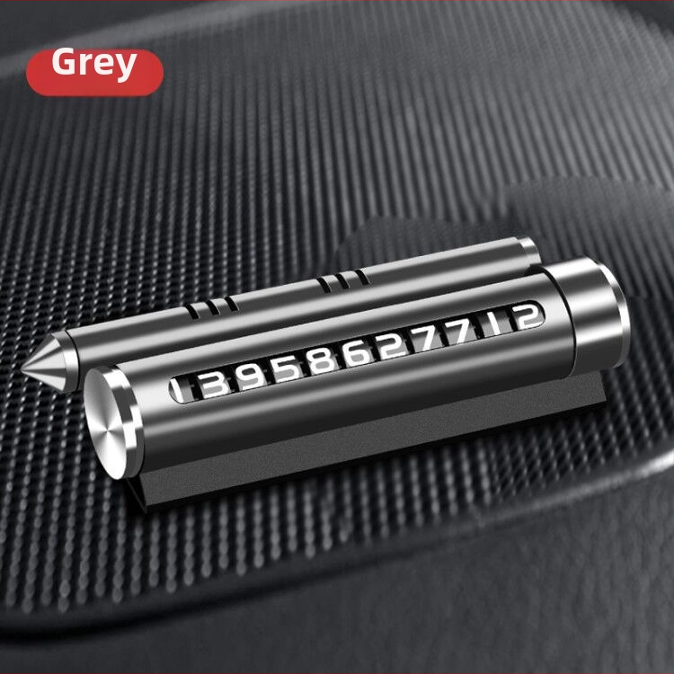 Μεταλλικό πολυλειτουργικό στήριγμα πινακίδας στάθμευσης αυτοκινήτου, μοντέλο R-7220, διαστάσεις 14 × 5,5 × 3 cm, κρυφή εγκατάσταση