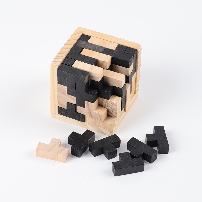 Gyerekeknek szóló Kongming/Luban záras puzzle játék: 54T Magic Fighting, műanyag; Türelem és kognitív készségek fejlesztése; Kategória: Kongming/Luban Lock; 4–6 éveseknek