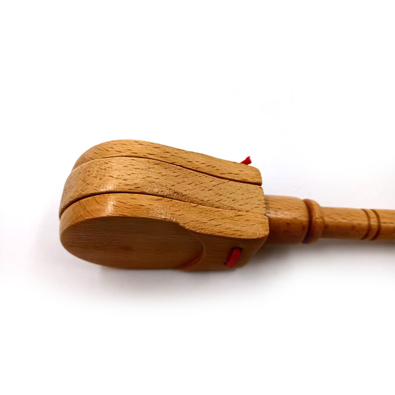 Bükkfa hanglemez – gyermekbarát fa ütőhangszer kiegészítő, fehér dobozos csomagolás