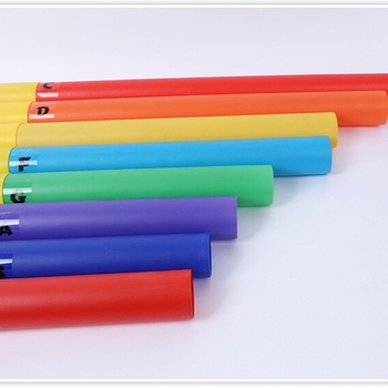 Orff ütőhangszer nyolc hangú hangcsövekkel gyerekeknek, műanyag oktató játék 7-14 éveseknek