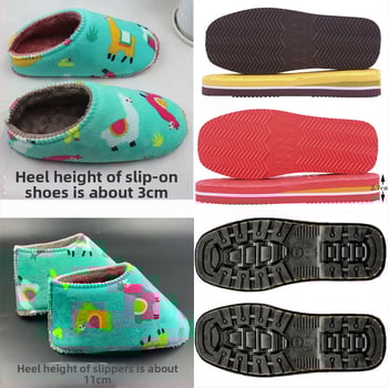 Material pentru încălțăminte din cauciuc, talpă antiderapantă și partea superioară din burete de flanel; compatibil cu modele joase, medii și înalte; lucrat manual; potrivit pentru toate sezoanele